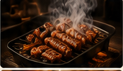 Grilled Romanian mici